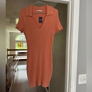NWT Abercrombie Burnt Orange Dress
